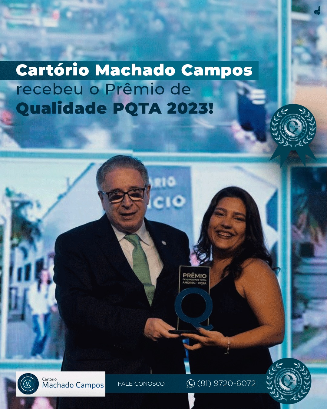 PREMIO DIAMANTE no PQTA 2023 