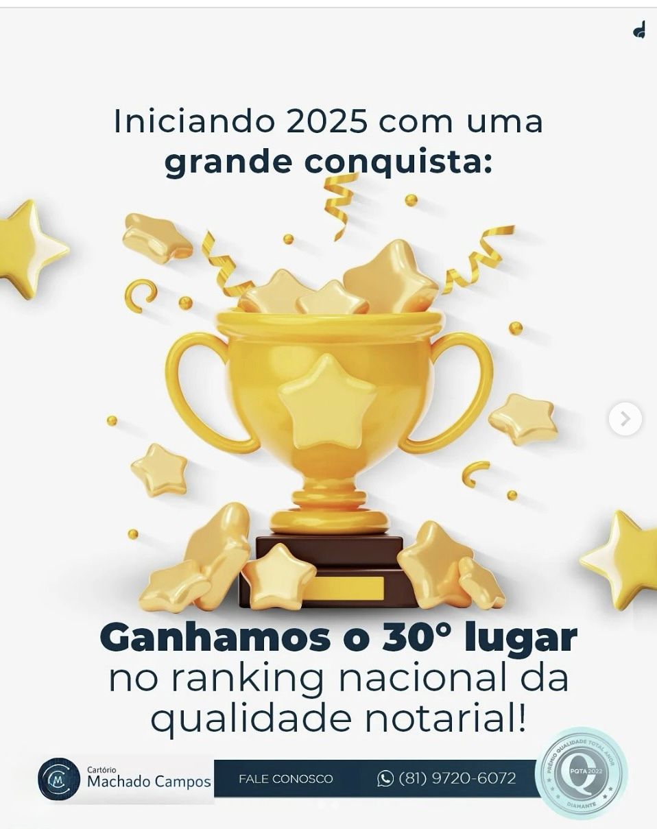 Ranking Nacional da Qualidade Notarial e Registral  - ANOREG BR 
